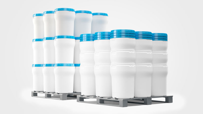 Los bidones cónicos contribuyen a optimizar la logística