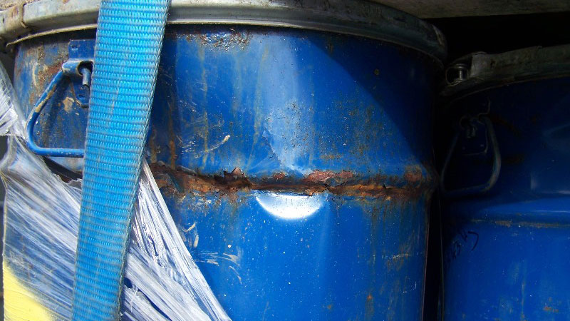 Emballages UN endommagés