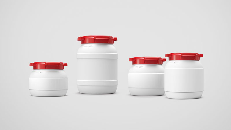 3, 4, 5 and 6 liter Wide Neck Drums
